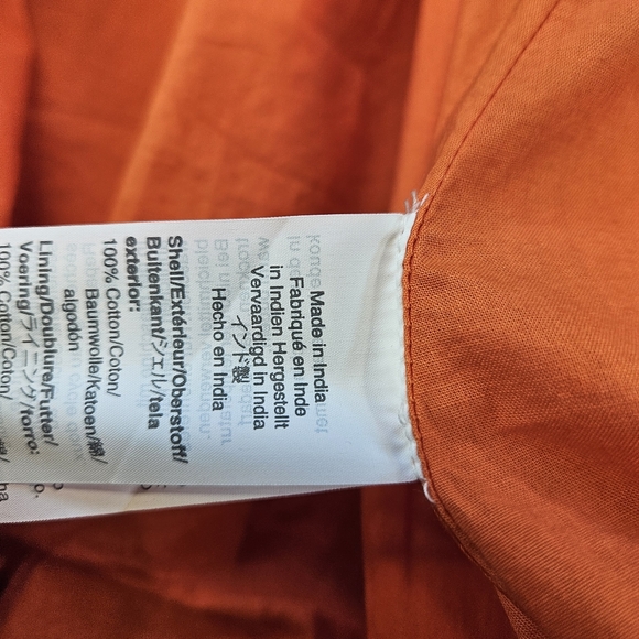 J Crew all over eyelet midi wrap dress resort orange 12 NWT Retail $138 - Picture 7 of 10